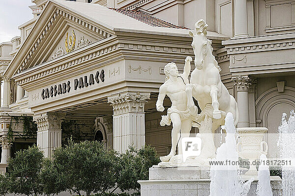 Caesars Palace Hotel and Casino  Paradise  Las Vegas  Nevada  USA