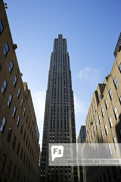 The GE Building  Rockefeller Center  New York City  New York  USA