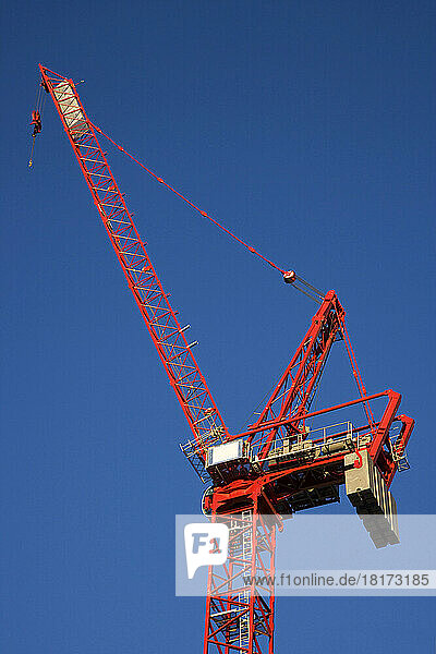 Crane at Construction Site  Las Vegas  Nevada  USA