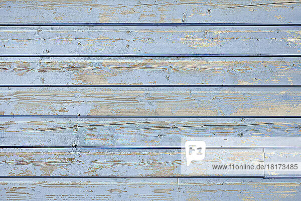 Weathered Blue Painted Wood Boards  Andernos  Gironde  Aquitaine  France