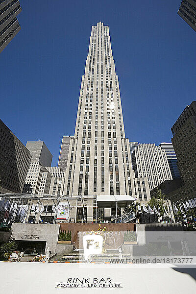 The GE Building  Rockefeller Center  New York City  New York  USA