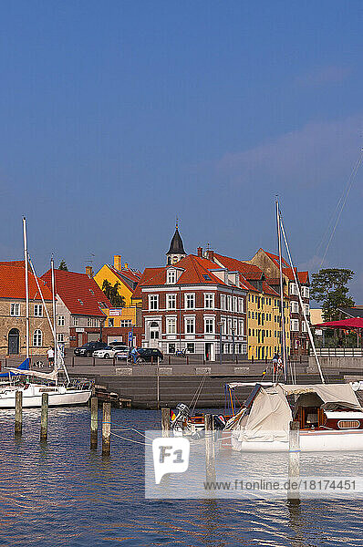 Boats in Marina  Faaborg  Fyn Island  Denmark