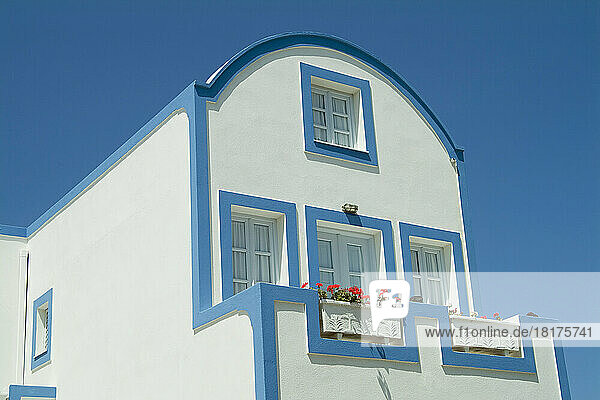 Exterior of House  Oia  Santorini  Cyclades Islands  Greece