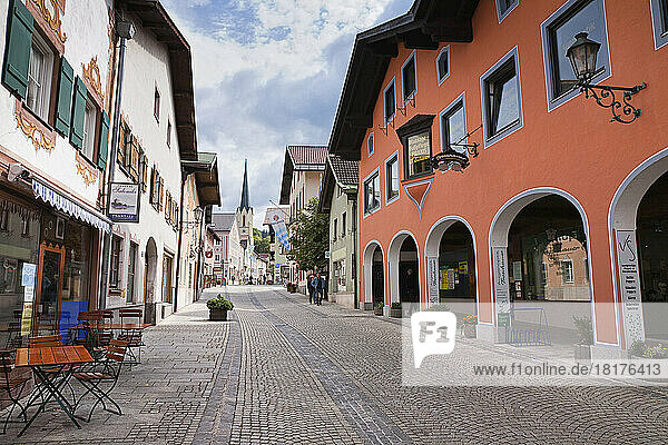 Ludwigstrasse  Garmisch-Partenkirchen  Bavaria  Germany