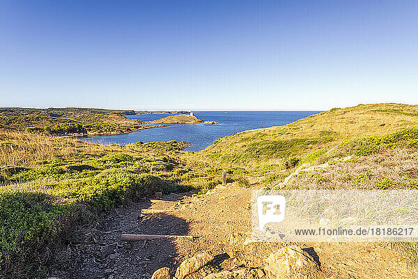 Spain  Balearic Islands  Menorca  Coastal landscape of Cami de Cavalls