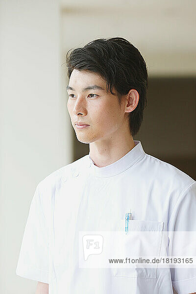 Japanese young male nurse