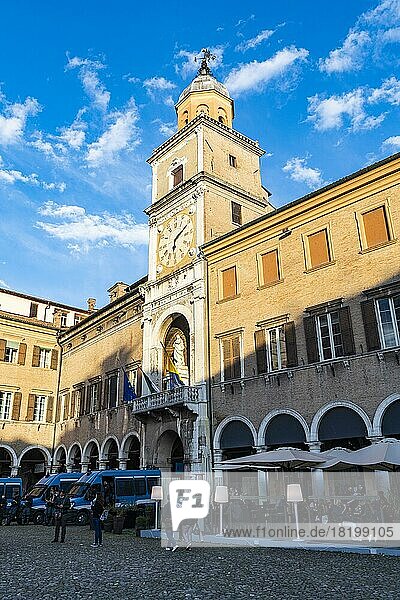 Modena town hall  Unesco world heritage site Modena  Italy  Europe