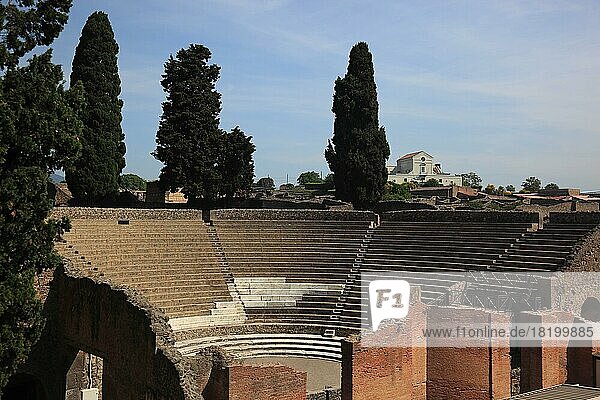 Das Kleine Theater  Odeon  Pompeji  Kampanien  Italien  Europa