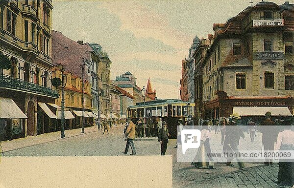Magdeburg  Sachsen-Anhalt  Deutschland  Ansicht um ca 1910  digitale Reproduktion einer historischen Postkarte  public domain  aus der damaligen Zeit  genaues Datum unbekannt  Europa