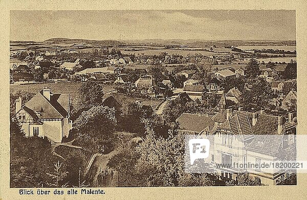 Malente  Schleswig-Holstein  Deutschland  Ansicht um ca 1910  digitale Reproduktion einer historischen Postkarte  public domain  aus der damaligen Zeit  genaues Datum unbekannt  Europa