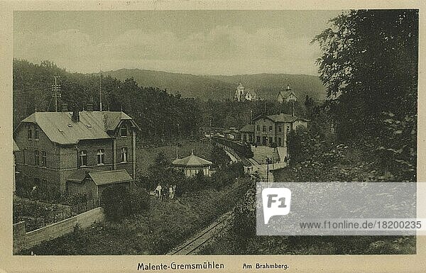 Malente  Gremsmühlen  Schleswig-Holstein  Deutschland  Ansicht um ca 1910  digitale Reproduktion einer historischen Postkarte  public domain  aus der damaligen Zeit  genaues Datum unbekannt  Europa