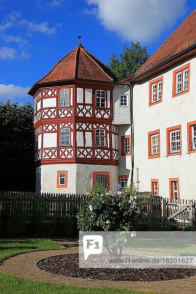 Das rote Schloss  Tann in der Rhön  Landkreis Fulda  Hessen  Deutschland  Europa