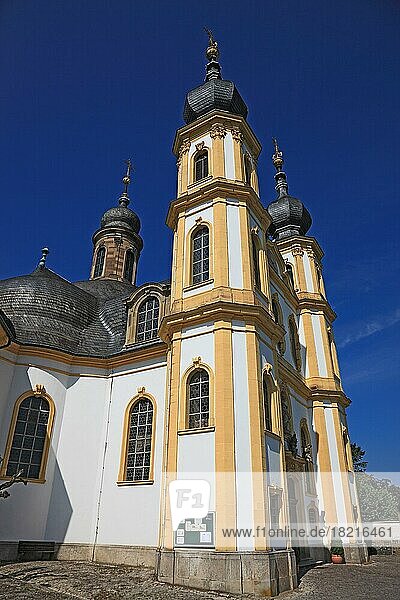 Käppele  Wallfahrtskirche Mariä Heimsuchung auf dem Nikolausberg  Würzburg  Unterfranken  Bayern  Deutschland  Europa