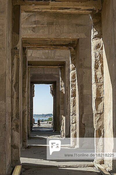Tempel von Sobek und Haroeris  Doppeltempel Kom Ombo  Oberägypten  Ägypten  Afrika