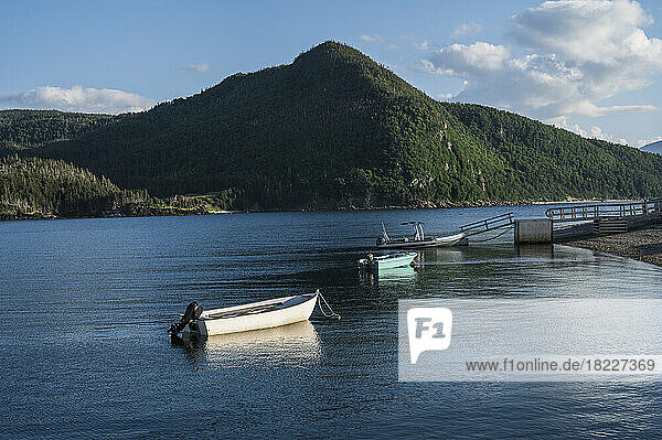 Canada  Labrador  Labrador  Newfoundland  Fishing boats in Neddy Harbour