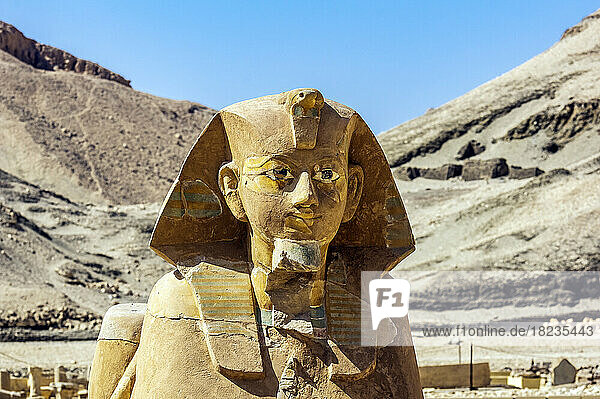 Egypt  Ancient statue of pharaoh