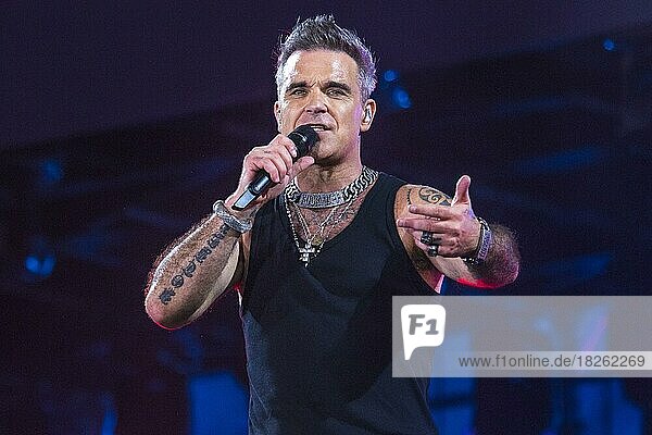 Robbie Williams Concert  Exhibition Centre  Munich  Germany  27.08.2022  Europe