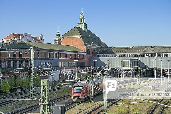 Central Station  Lübeck  Schleswig-Holstein  Germany  Europe