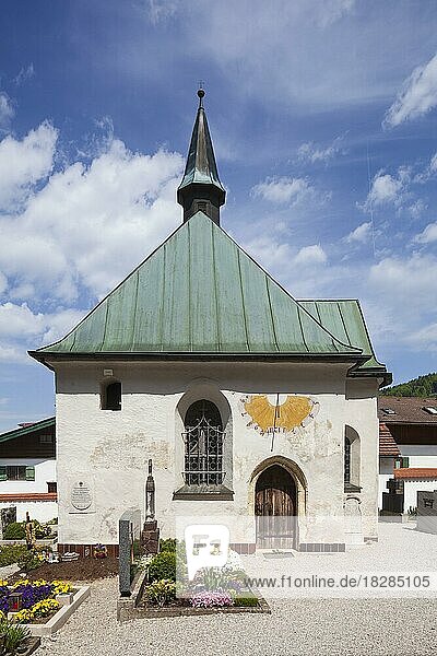 Kirche St. Laurentius  Rottach-Egern  Tegernsee  Oberbayern  Bayern  Deutschland  Europa
