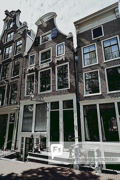 Netherlands  North Holland  Amsterdam  Facades of town houses