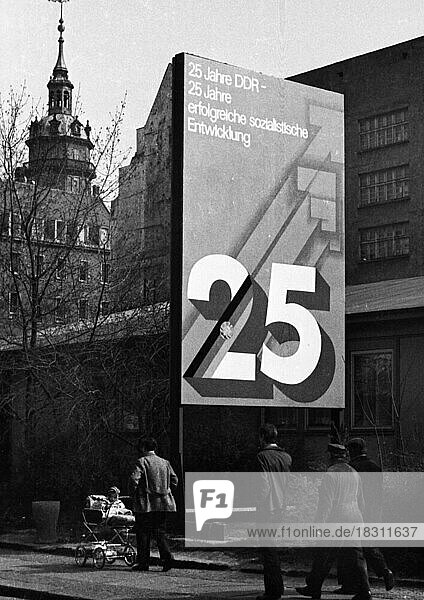 Leben und Alltag in der DDR vom 1.4. bis 10.4.1974. Stadtszenen Leipzig