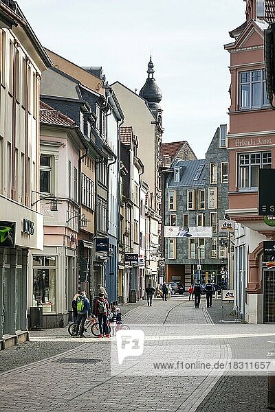Historische Altstadt  Eisenach  Thüringen  Deutschland  Europa