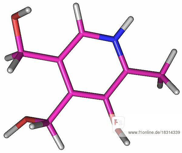 Pyridoxin  Vitamin B6 Molekül