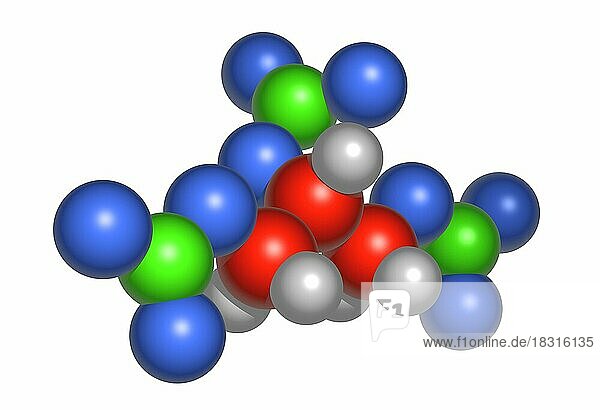 Nitroglyzerin-Molekül