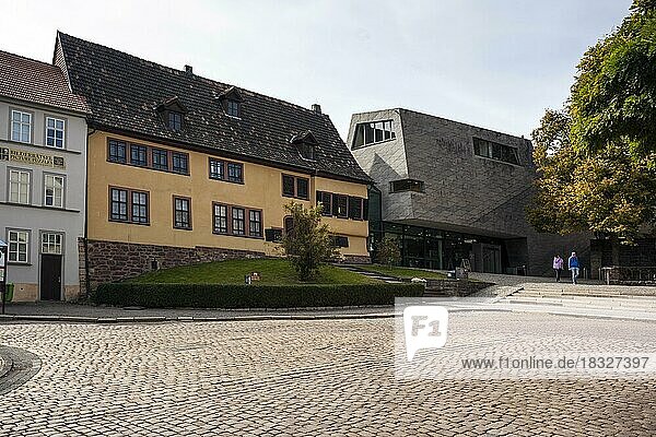 Bach House in the historic old town  Eisenach  Thuringia  Germany  Europe