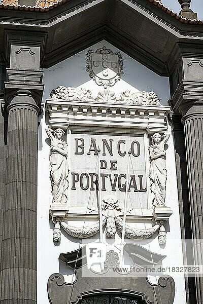 Banco de Portugal  Funchal Old Town  Madeira  Portugal  Europe