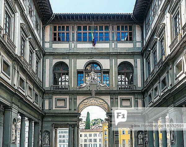Galerie der Uffizien  Florenz  Italien  Europa
