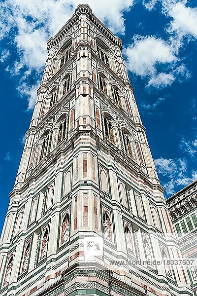 Giottos Glockenturm  Dom von Florenz  Florenz  Italien  Europa