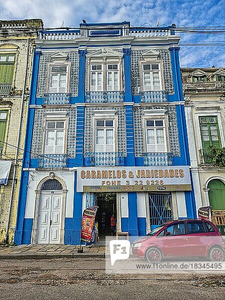 Koloniales Haus in der Marktgegend von Belem  Brasilien  Südamerika