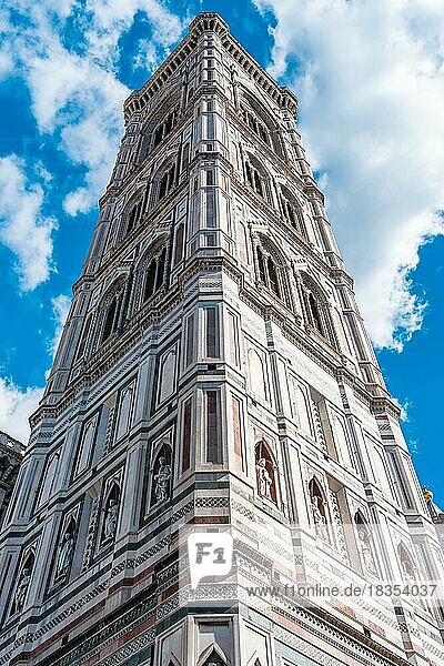 Giottos Glockenturm  Dom von Florenz  Florenz  Italien  Europa