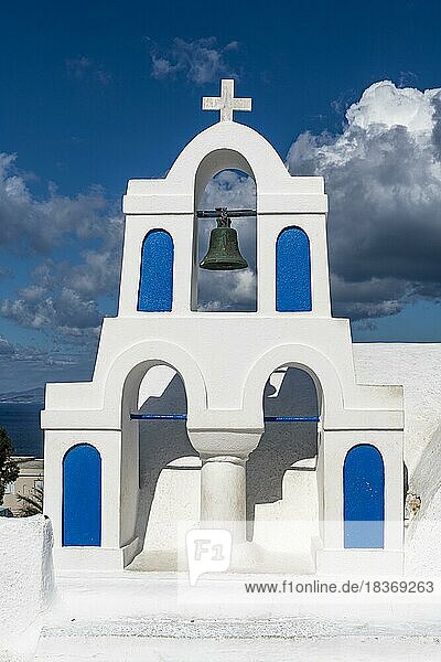 Glockenturm  Oia  Santorin  Griechenland  Europa