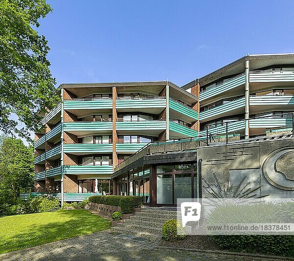 Hotel and apartment complex Haus Deutsch Krone  Bad Essen  Lower Saxony  Germany  Europe