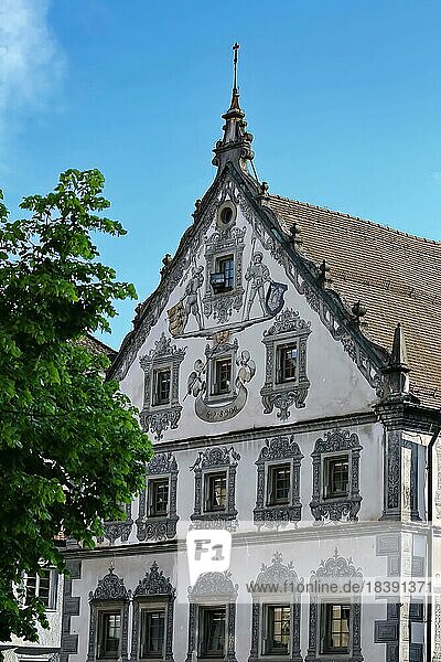 Lederhaus ist eine historische Sehenswürdigkeit der Stadt Ravensburg. Ravensburg  Baden-Württemberg  Deutschland  Europa