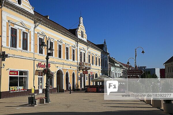 Stadtzentrum  Turda  deutsch Thorenburg  eine Stadt im Kreis Cluj in Siebenbürgen  Rumänien  Europa