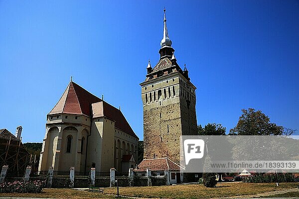 Im gotischen Stil gebaute evangelische Kirche aus dem Jahr 1496 in Saschiz  deutsch Keisd  ist eine Gemeinde in Siebenbürgen  Rumänien  Europa