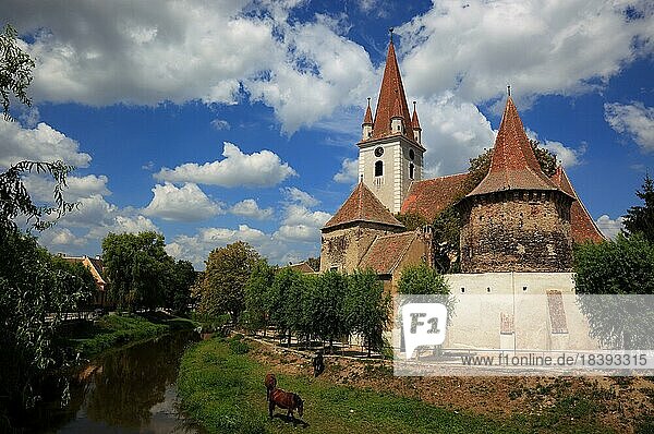 Kirchenburg Großau  erbaut 1498. Cristian  dt. Großau oder Grossau  sächsisch: Grißau  ist eine Ortschaft in Siebenbürgen  Rumänien  Europa