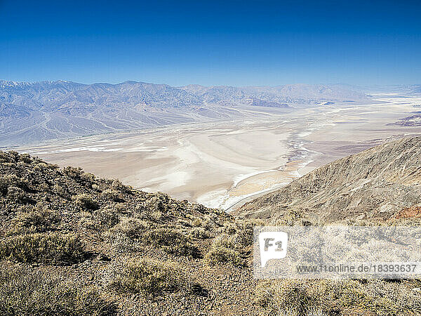 Blick nach Norden von Dante's View im Death Valley National Park  Kalifornien  Vereinigte Staaten von Amerika  Nordamerika