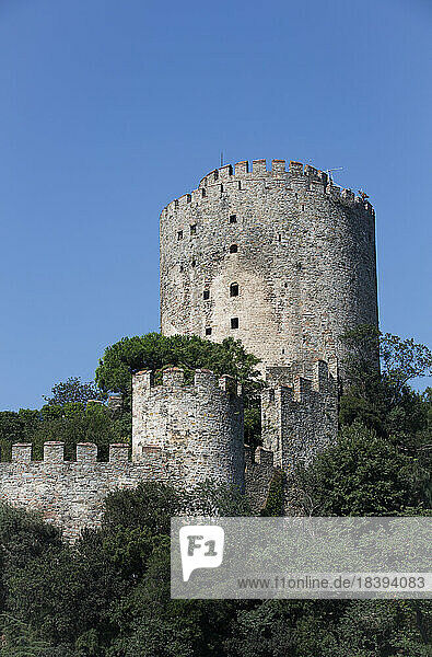 Festung Rumeli  an der Bosporusstraße  Istanbul  Türkei  Europa