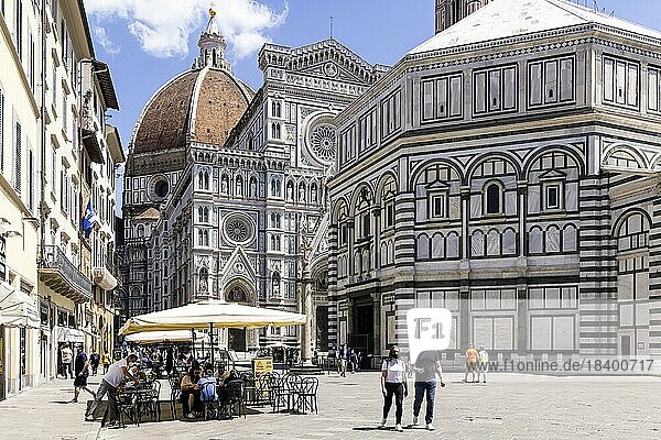 Cathedral of Santa Maria del Fiore  Cattedrale metropolitana di Santa Maria del Fiore  Florence  Tuscany  Italy  Europe