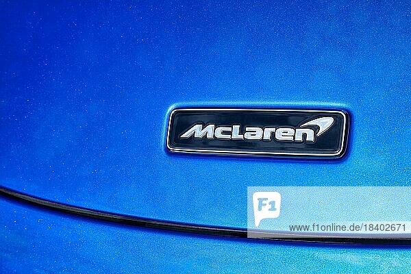 McLaren Emblem am 765LT