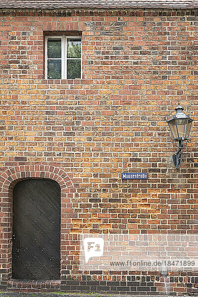 Germany  Brandenburg  Exterior of brick house