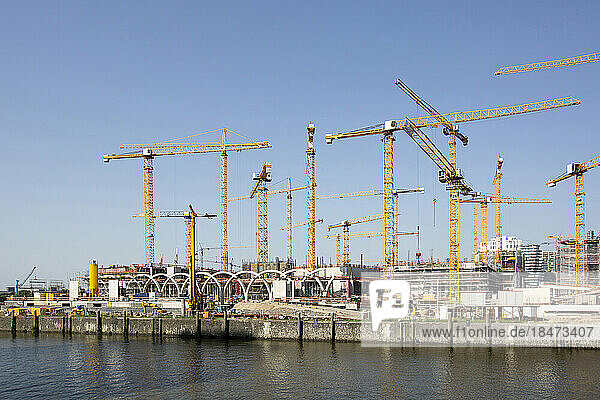 Germany  Hamburg  Large construction site in HafenCity