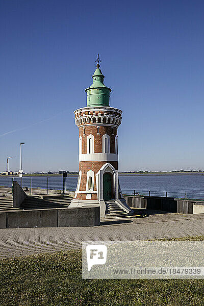 Deutschland  Bremen  Bremerhaven  Außenansicht des Leuchtturms Pingelturm