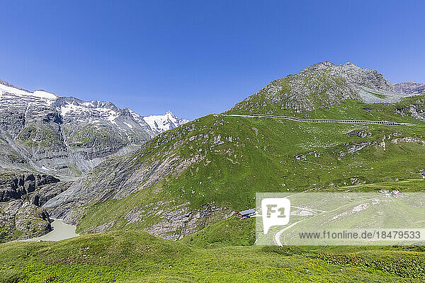 Austria  Salzburg  Grossglockner High Alpine Road and surrounding landscape in summer