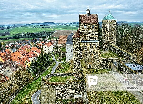 Burg Stolpen  Arrest der Gräfin Cosel  Stolpen  Sächsische Schweiz  Elbsandsteingebirge  Sachsen  Deutschland  Europa
