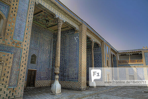 Das Quartier der Frauen des Emirs  Tasch Khauli Palast  1830  Ichon Qala (Itchan Kala)  UNESCO Weltkulturerbe  Chiwa  Usbekistan  Zentralasien  Asien
